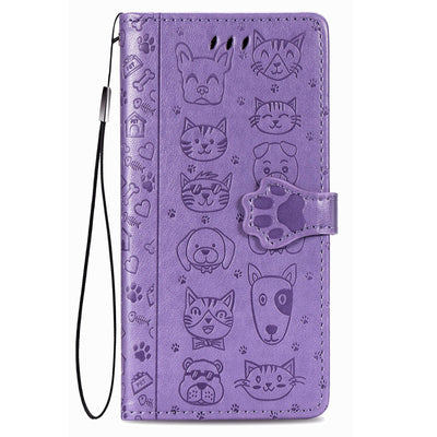 Dėklas Cat-Dog Samsung A165 A16 4G/A166 A16 5G violetinis