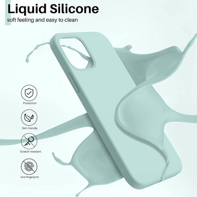 Dėklas Liquid Silicone 1.5mm Samsung A165 A16 4G/A166 A16 5G mėtinis