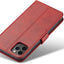Dėklas Wallet Case Samsung A165 A16 4G/A166 A16 5G raudonas