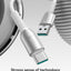 USB kabelis Joyroom S-A51 USB-A to USB-C 3A 1.2m pilkas