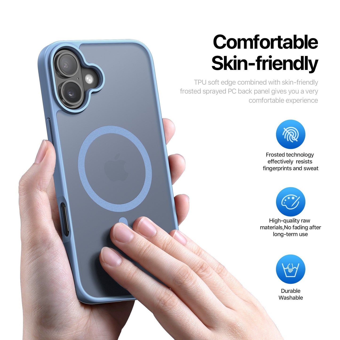 Dėklas Dux Ducis Yind Apple iPhone 16 rožinis