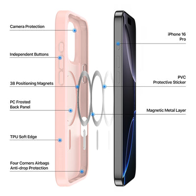 Dėklas Dux Ducis Yind Apple iPhone 16 Pro pilkas