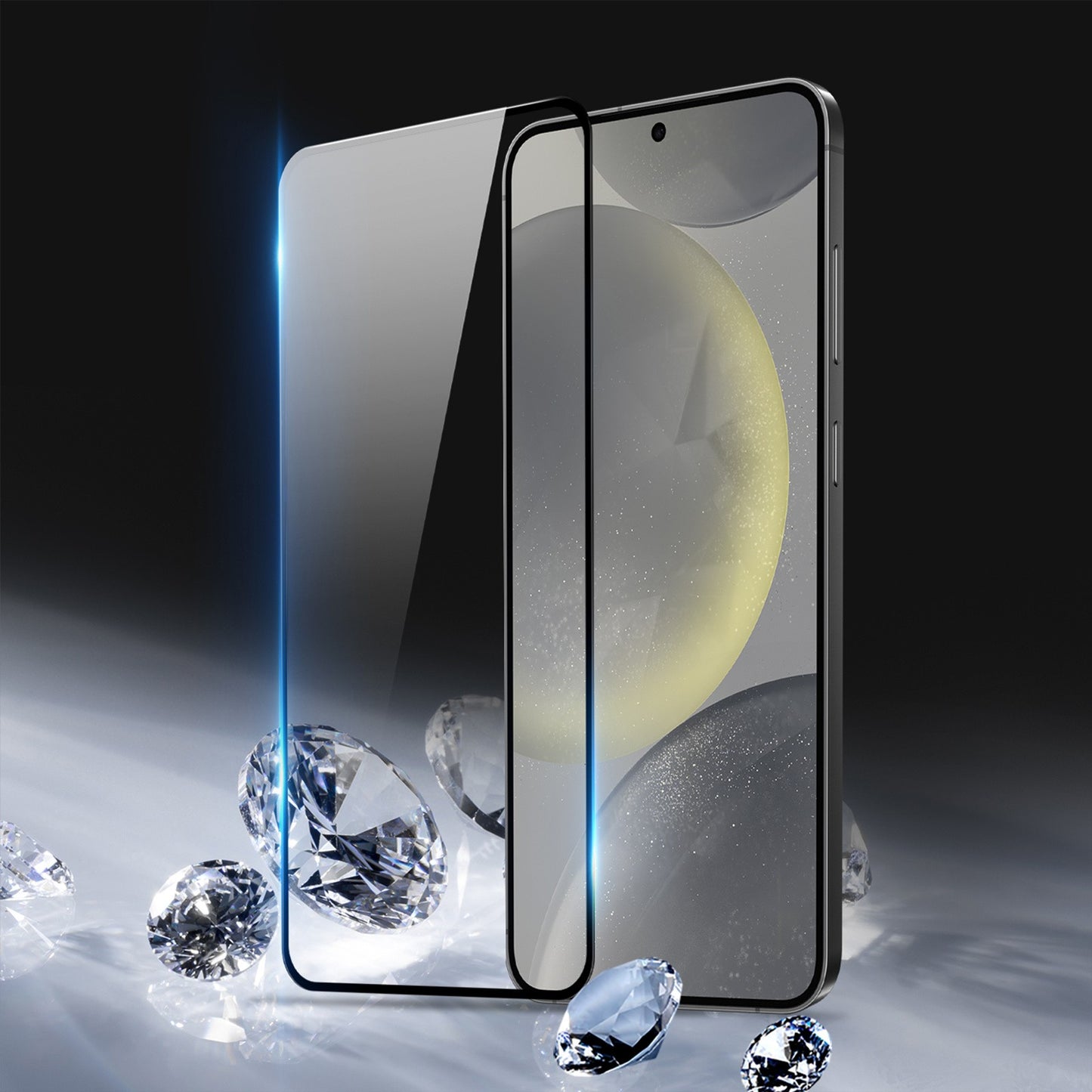 LCD apsauginis stikliukas Dux Ducis 9D Samsung S721 S24 FE juodas