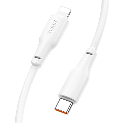 USB kabelis Hoco X93 PD20W USB-C to Lightning 1.0m baltas