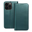 Dėklas Smart Magnetic Xiaomi Redmi 14C/Redmi A4/Poco C75 tamsiai žalias