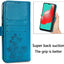 Dėklas Flower Book Samsung A566 A56 5G mėlynas