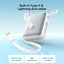 Išorinė baterija Power Bank Joyroom JR-PBF27 22.5W Mini 10000mAh balta