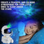 LED 3D galaktikų ir žvaigždžių projektorius Reach Mini Astronaut, baltas