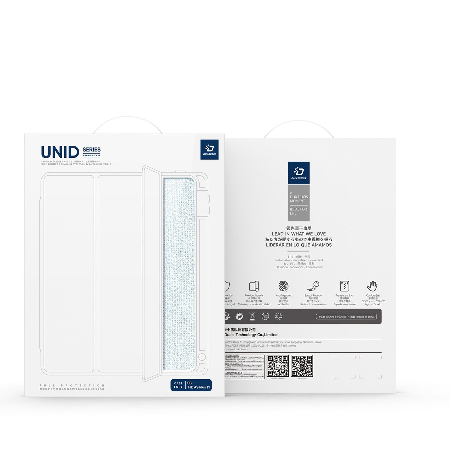 Dėklas Dux Ducis Unid Samsung X210/X215/X216 Tab A9 Plus 11.0 juodas