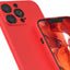 Dėklas Liquid Silicone 1.5mm Apple iPhone 16e raudonas