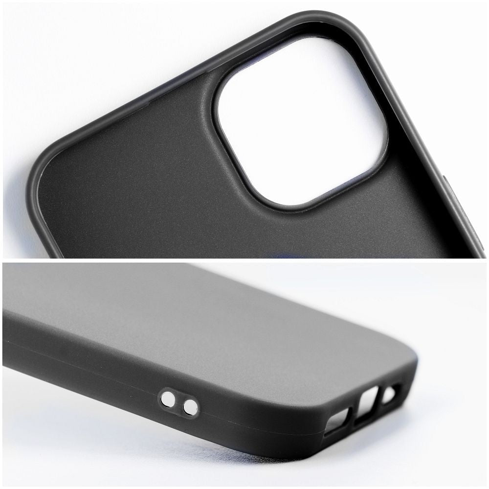 Dėklas Rubber TPU Samsung A556 A55 5G juodas