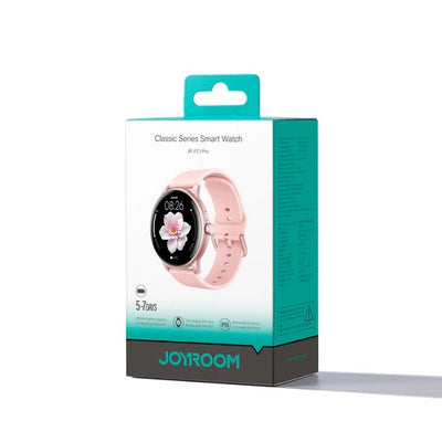 Išmanusis laikrodis Joyroom JR-FC1 Pro Classic Series Smart Watch (Make/Answer Call) Rose Gold