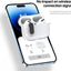 Dėklas Dux Ducis PECL Apple AirPods 4 skaidrus