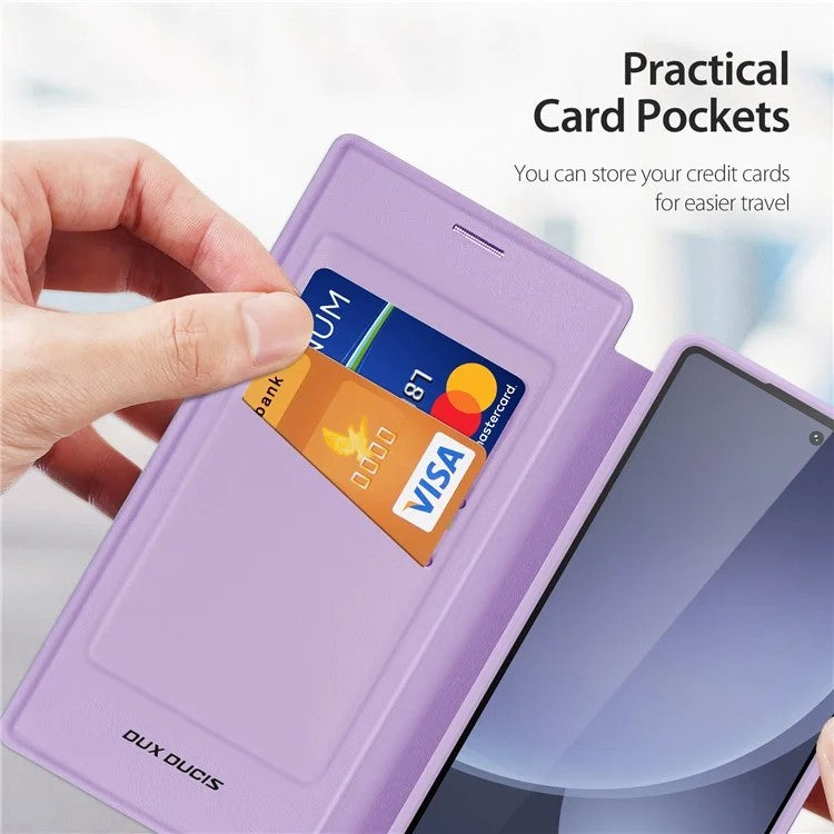 Dėklas Dux Ducis Skin X Pro skirtas Samsung S938 S25 Ultra violetinis