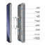 Dėklas Dux Ducis Yind skirtas Samsung S936 S25 Plus pilkas