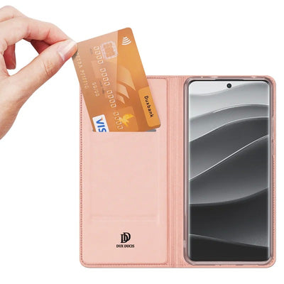 Dėklas Dux Ducis Skin Pro Xiaomi Redmi Note 14 Pro Plus 5G rožinio aukso