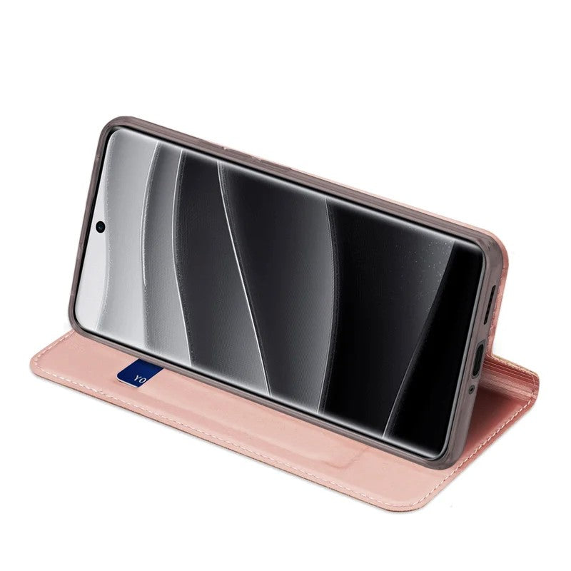 Dėklas Dux Ducis Skin Pro Xiaomi Redmi Note 14 Pro Plus 5G rožinio aukso