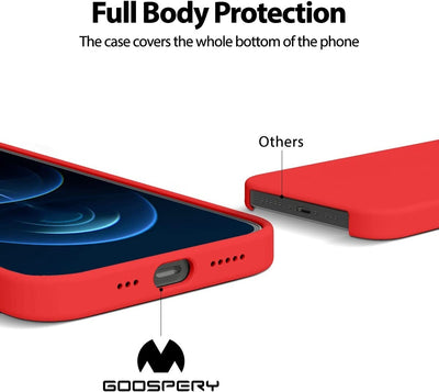 Dėklas Mercury Silicone Case Samsung S938 S25 Ultra raudonas
