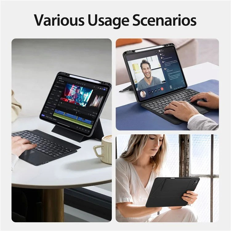 Dėklas su klaviatūra Dux Ducis DK Apple iPad Pro 13 2024 juodas