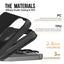 Dėklas Perfectionists Triangle Mag Case Apple iPhone 16 Pro Max juodas