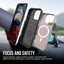 Dėklas Perfectionists Triangle Mag Case Apple iPhone 16 Pro rožinio aukso