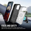 Dėklas Perfectionists Triangle Mag Case Apple iPhone 16 Pro sidabrinis