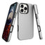 Dėklas Perfectionists Triangle Mag Case Apple iPhone 16 Pro sidabrinis