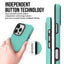 Dėklas Perfectionists Triangle Mag Case Apple iPhone 16 Pro žalias
