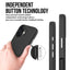 Dėklas Perfectionists Triangle Mag Case Apple iPhone 16 Plus juodas