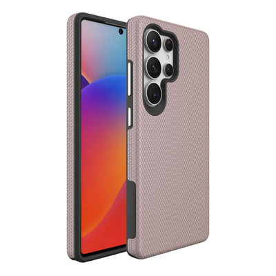 Dėklas Perfectionists Triangle Case Samsung S908 S22 Ultra 5G rožinio aukso