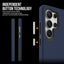 Dėklas Perfectionists Triangle Case Samsung S908 S22 Ultra 5G tamsiai mėlynas