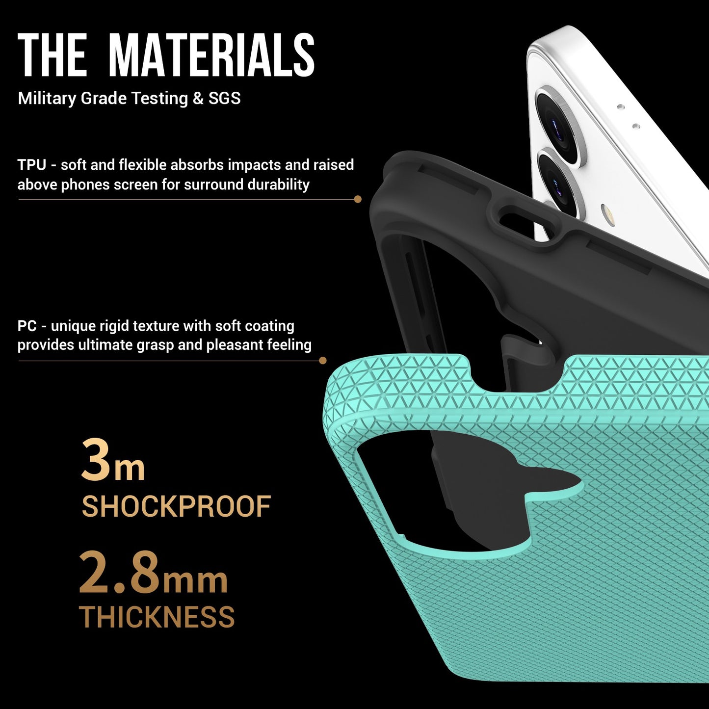 Dėklas Perfectionists Triangle Case Samsung A566 A56 5G žalias