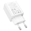 Įkroviklis Hoco N71 30W GaN USB-C/USB-A baltas