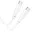 USB kabelis Hoco X93 100W USB-C to USB-C 2.0m baltas