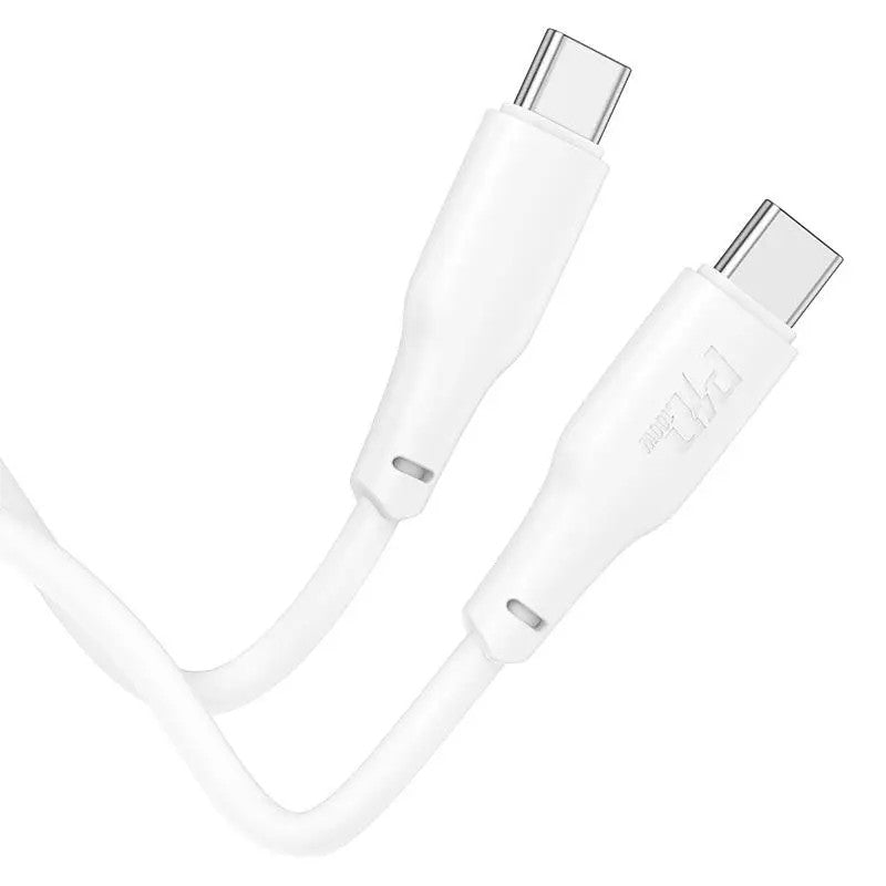 USB kabelis Hoco X93 100W USB-C to USB-C 2.0m baltas