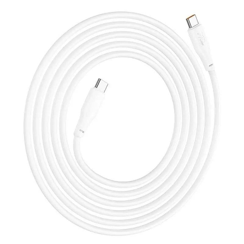 USB kabelis Hoco X93 100W USB-C to USB-C 2.0m baltas