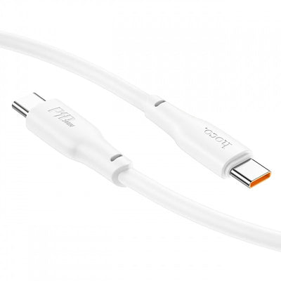 USB kabelis Hoco X93 240W USB-C to USB-C 2.0m baltas