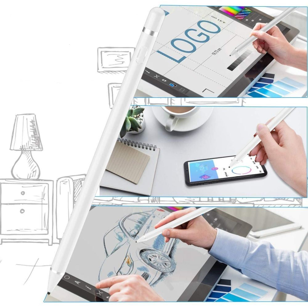 Valdymo lazdelė Tech-Protect Active Stylus Pen baltas