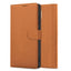 Dėklas Fancy Wallet Samsung A546 A54 5G rudas
