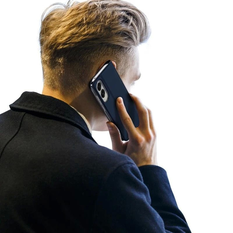 Dėklas Dux Ducis Skin Pro Samsung S937 S25 Edge tamsiai mėlynas