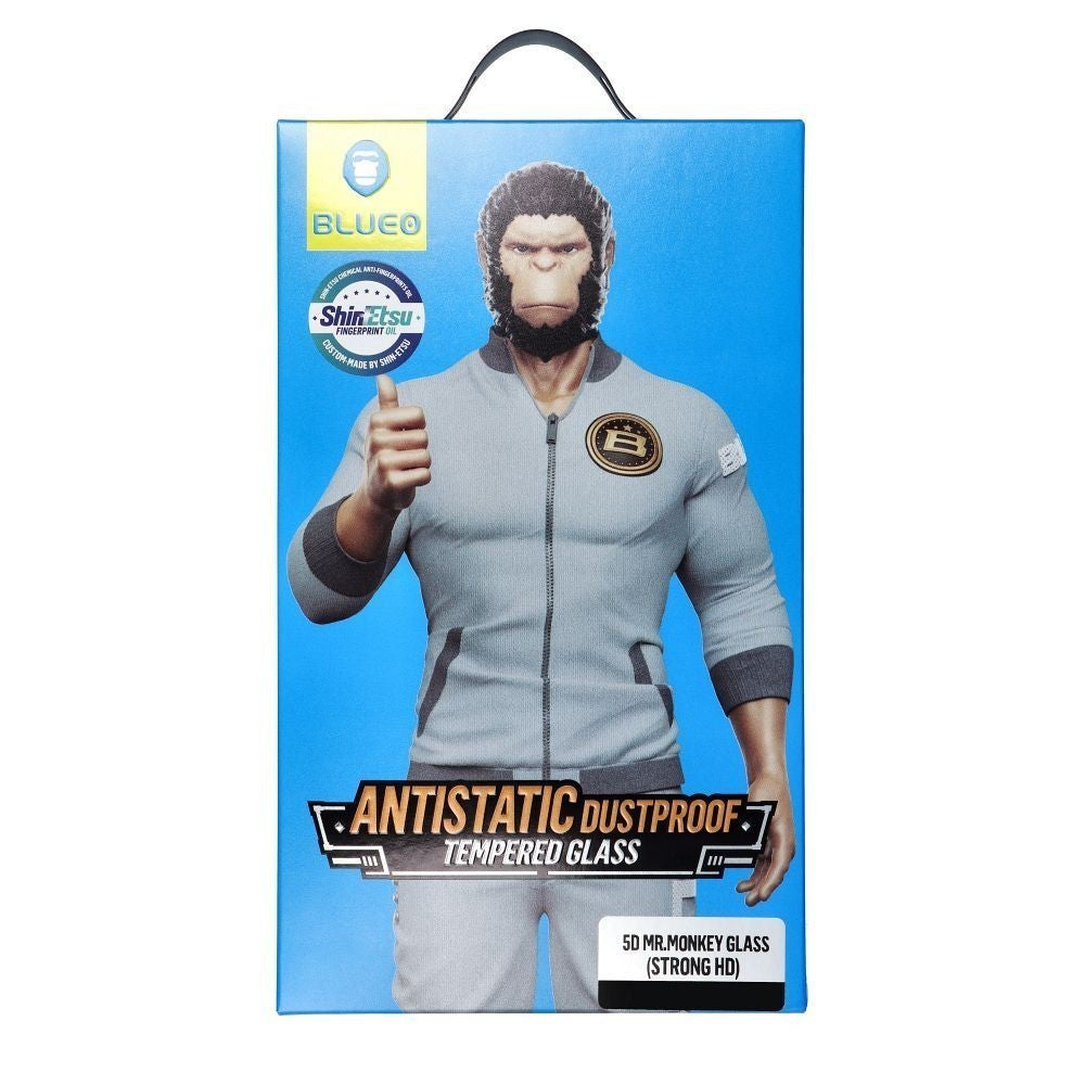 LCD apsauginis stikliukas 5D Mr. Monkey Glass (Strong Lite) Samsung S937 S25 Edge juodas