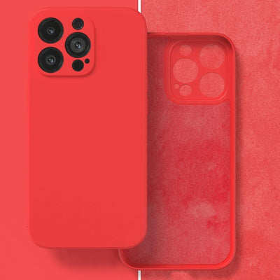 Dėklas Liquid Silicone 1.5mm Xiaomi Redmi A5/Poco C71 (173,45x79,35x8,45) raudonas