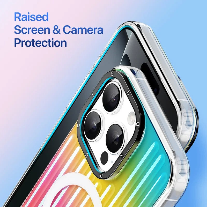 Dėklas Dux Ducis Zest Apple iPhone 16 Pro Max Gradient Rainbow
