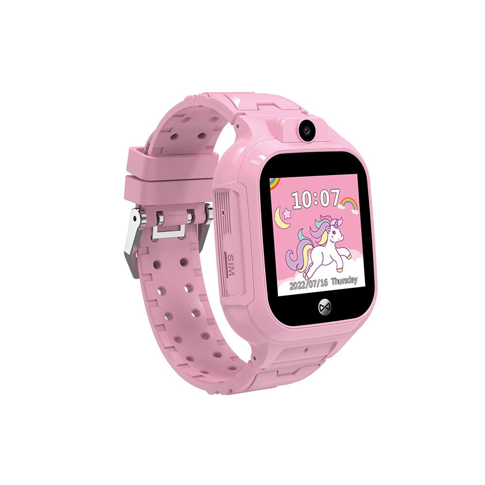 Išmanusis laikrodis vaikams Forever Smartwatch GPS WiFi Kids Look Me! 3 KW-320 rožinis