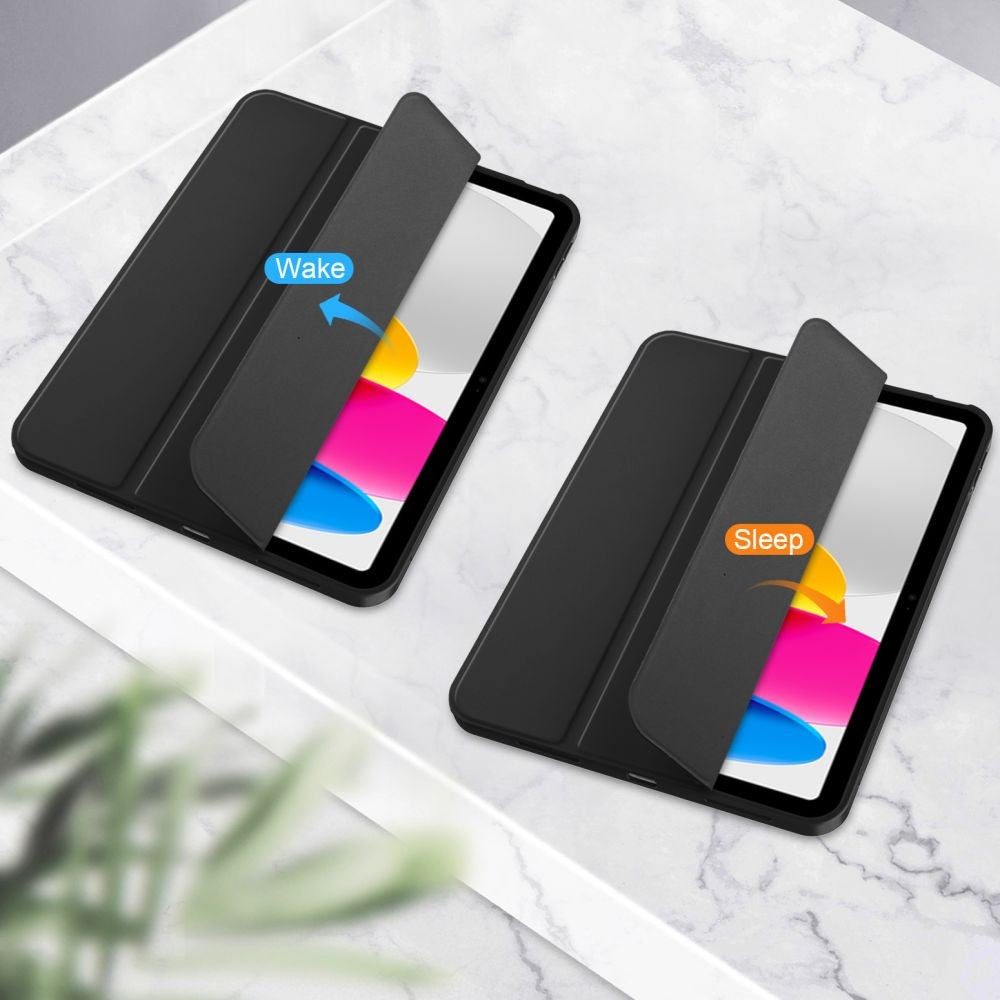 Dėklas Tech-Protect SmartCase Pen Holder Apple iPad 10.9 2022/iPad 11 2025 juodas