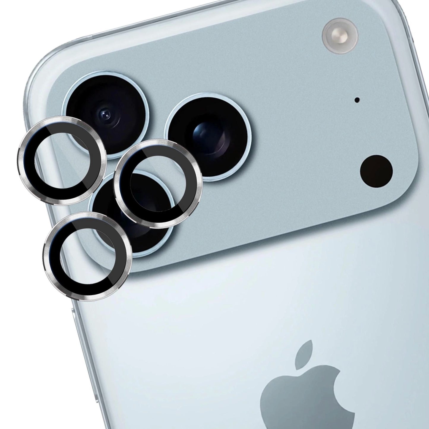 Apsauginis stikliukas kamerai 3mk Lens Pro Apple iPhone 17 Pro/17 Pro Max sidabrinis