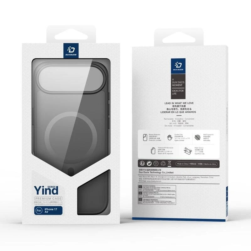 Dėklas Dux Ducis Yind Apple iPhone 17 Air juodas