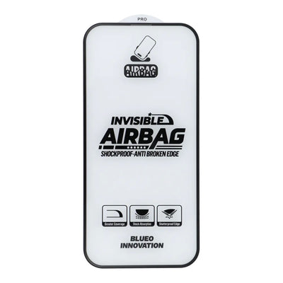 LCD apsauginis stikliukas 5D Mr. Monkey Glass (Airbag Anti-Broken) Apple iPhone 17 Pro Max juodas