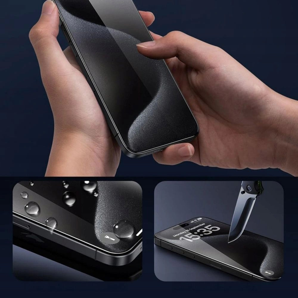 LCD apsauginis stikliukas Tech-Protect Glass Fit+ 2-Pack Google Pixel 9 Pro XL/10 Pro XL