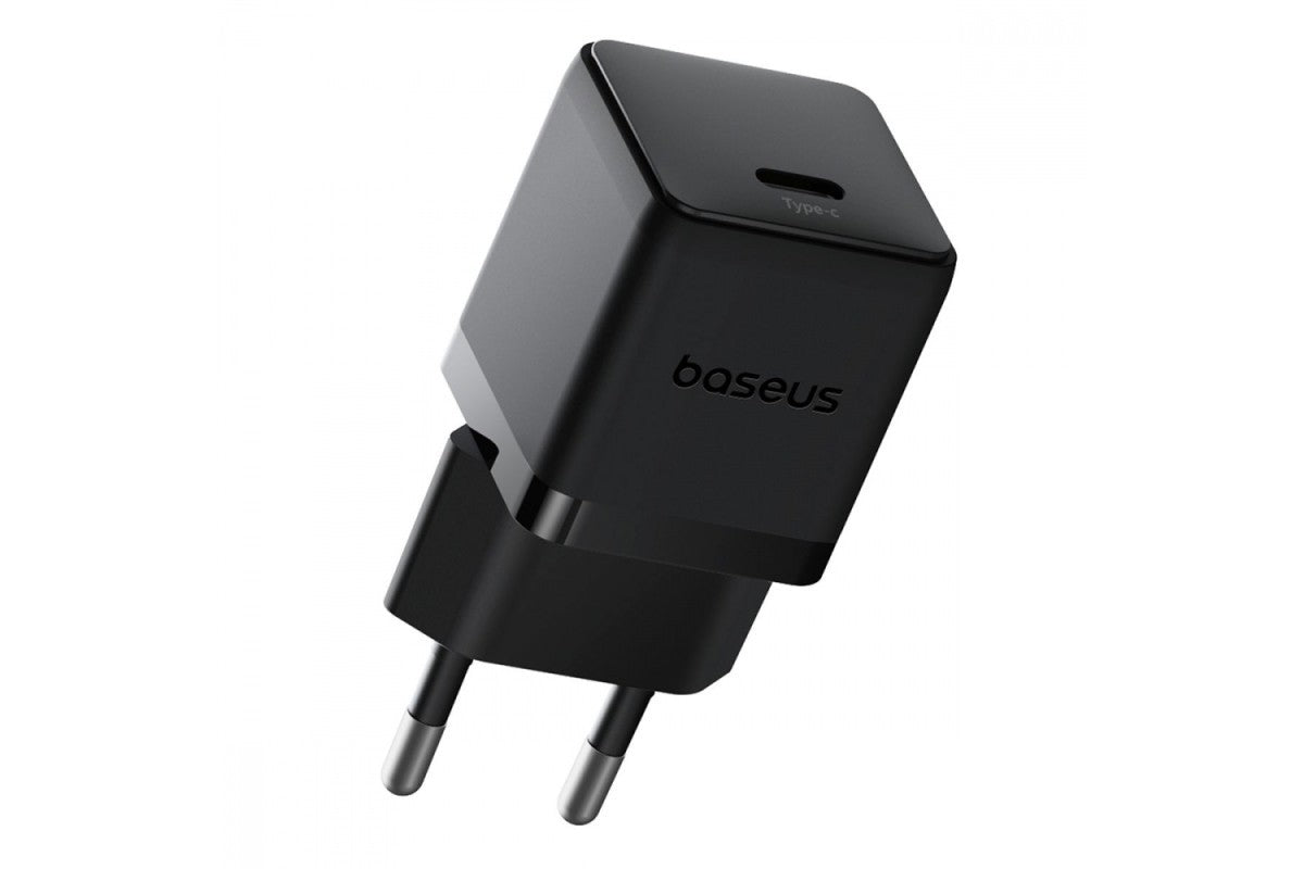 Įkroviklis Baseus Palm 20W USB-C + USB-C to USB-C cable 1.0m juodas P10111602113-01